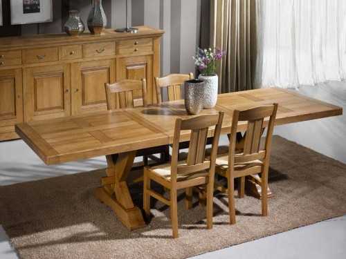 Pieds de table en bois de SUAR pour table haute - modèle Bois Massif en  croix - ImportDeals - Magasindeteck